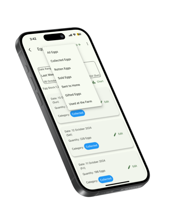 Egg Collection Tracking